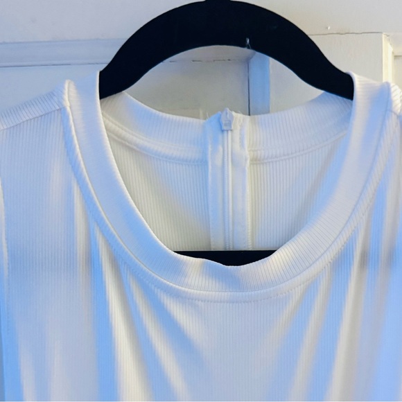 Sleeveless White Women’s Wide Leg Casual Jumpsuit - Picture 6 of 12